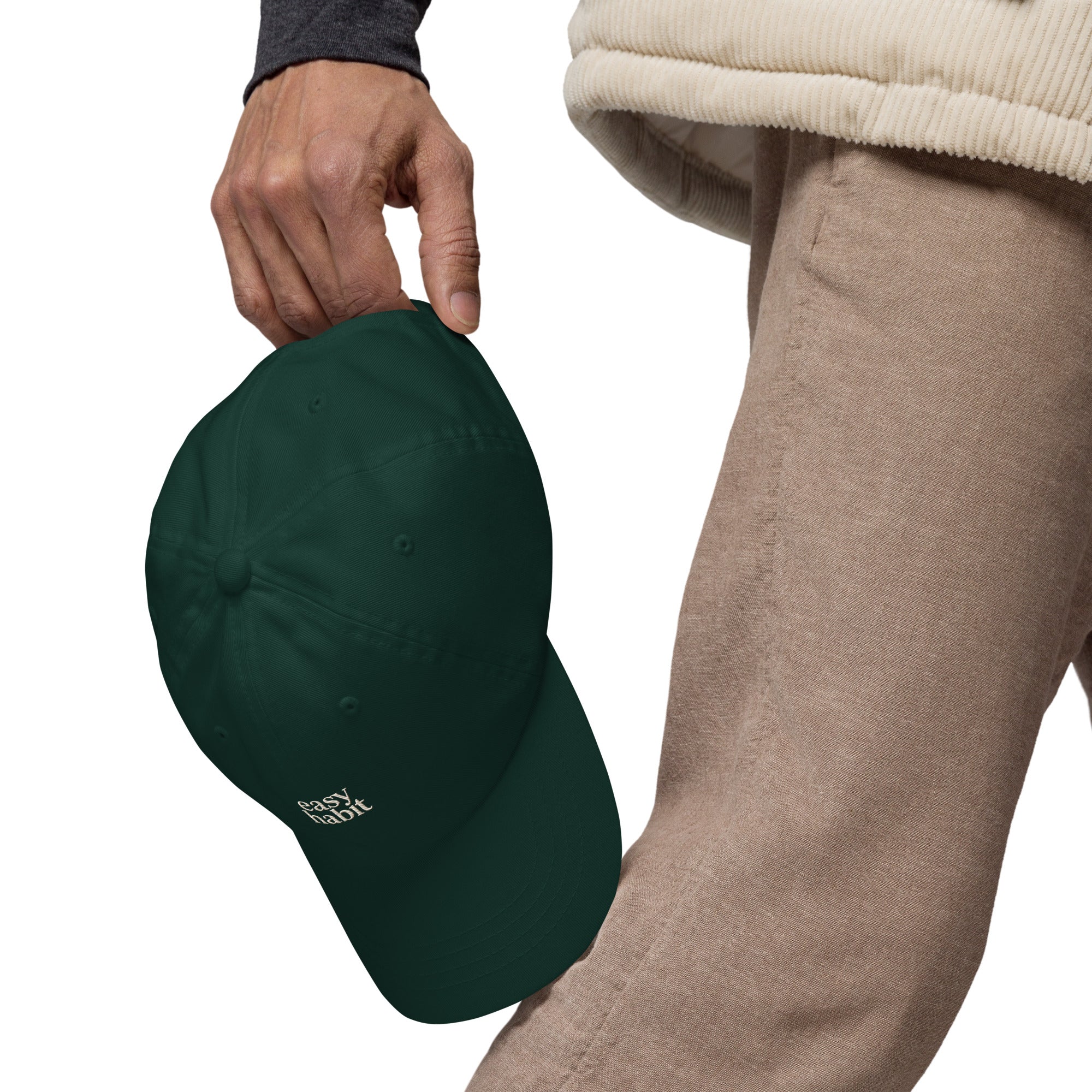 dad hat dark green